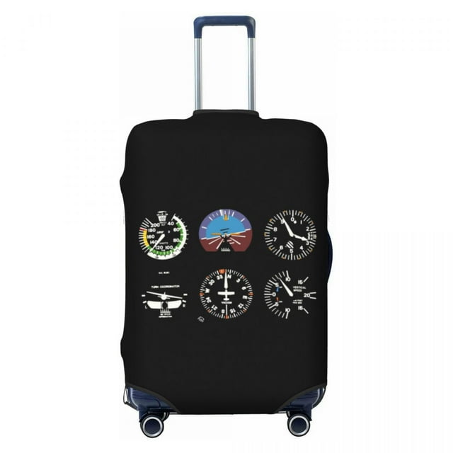 Custom Air Traffic Controllers Luggage Cover Fashion Fighter Pilot Aircraft Suitcase Protector Covers Suit For 18-32 inch