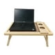 thumbnail image 1 of Mesa de Servicio Madera Plegable con Portavaso Laptop Desayuno Cama RIVAS MESA DE SERVICIO, 1 of 3
