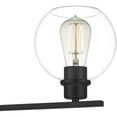 thumbnail image 4 of Quoizel Pruitt 2-Light 17" Bathroom Vanity Light in Matte Black, 4 of 5