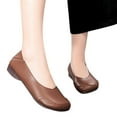 thumbnail image 3 of Sngxgn Women's Flat Shoes Comfortable Casual Ballet Shoes(Brown,41), 3 of 6