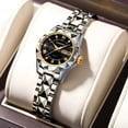 thumbnail image 2 of YZZZJZQL Women Watches Fashion Roman Numeral Analog Quartz Watch Waterproof Luminous Date Stainless Wristwatch, 2 of 4