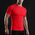 thumbnail image 4 of yillto Men Big and Tall Top Mock Neck Short Sleeve Shirts 3 Pack Undershirt Pullover Solid Color Tshirts, 4 of 5