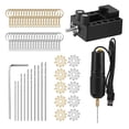 thumbnail image 1 of Taladro Irfora Juego de taladros Mini taladro eléctrico de resina con 10 piezas de brocas 100 piezas de pasador de ojo de tornillo 40 piezas Llaveros para joyería Productos de aluminio de bricolaje Fa Irfora Taladro, 1 of 7