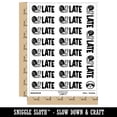 thumbnail image 2 of Late Snail Teacher Student School Sticker Set - White - Gloss Finish - 2.00" Large, 2 of 7