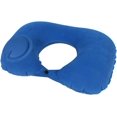 thumbnail image 1 of 1 cojín de prensa en forma de U, almohada de viaje inflable, almohada inflable para el cuello, almohada inflable versión europea oso de fresa Electrónica, 1 of 5