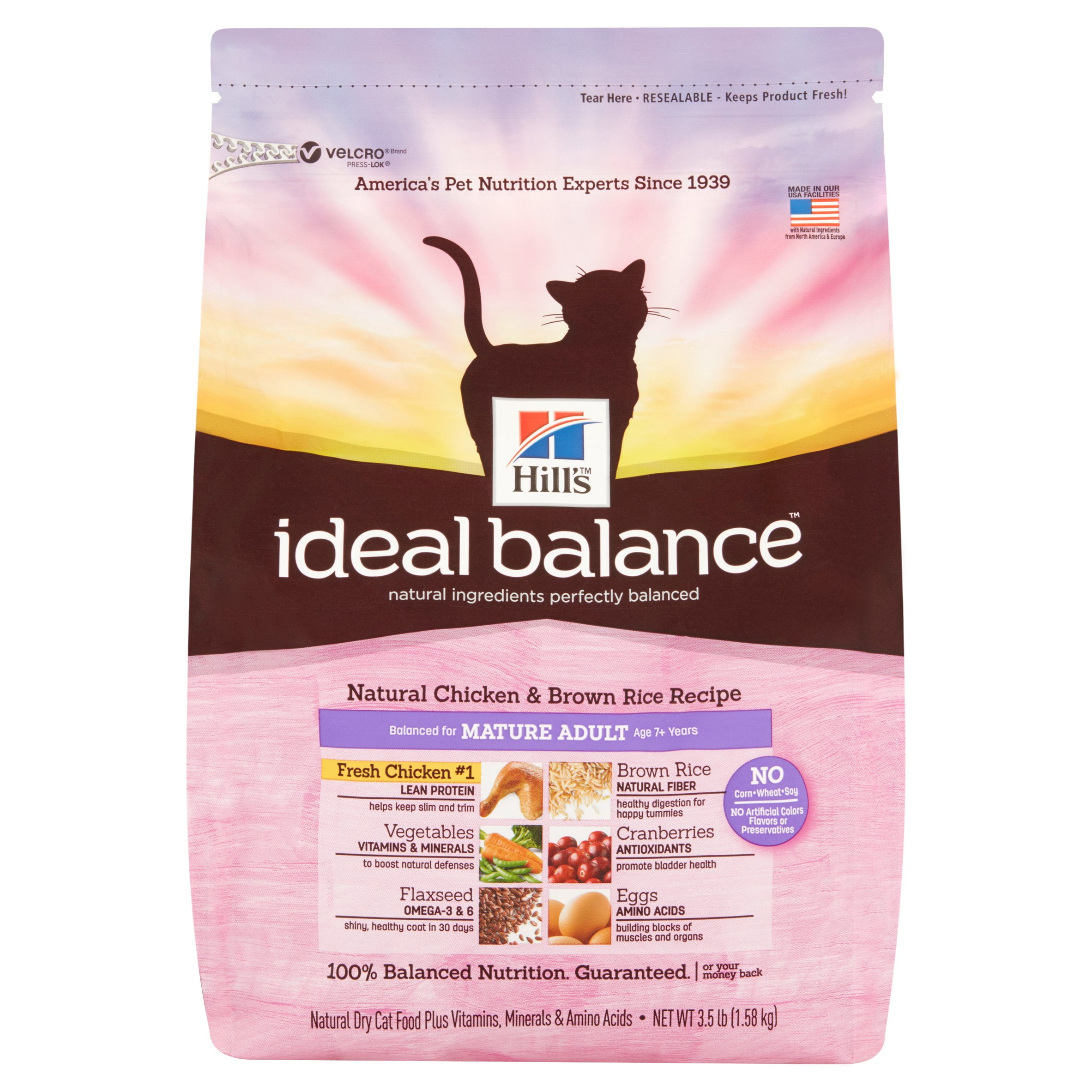 Ideal balance cat food sales