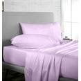thumbnail image 2 of Full Size 800 Thread Count Luxury Extrasoft 100% Egyptian Cotton 4 Piece Sheets Set in Hotel Quality Lilac Solid 21 Inch Deep Pocket, 2 of 5