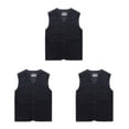 thumbnail image 1 of Guardoinrt Premium Cotton Vests With Multiple Pockets Gift Option Wide Application Dark Blue L 3Set, 1 of 6