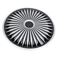 thumbnail image 1 of 4 Pcs 17in Hubcaps Wheel Covers ,Wheel Rim Covers Universal Fit for 17 Inch Steel Wheels, Snap On Design, ABS Material with Secure Clip On for Cars Trucks SUVs, 1 of 7