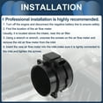 thumbnail image 6 of Unique Bargains Mass Air Flow Sensor Assembly No.12567377 MAF Air Flow Sensor for Cadillac STS 2005-2006 Plastic Metal 1 Pc, 6 of 6