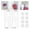 WH, variant on EGNMCR 4PC Adhesive Hat Hooks For Wall 4-Pack Multipurpose Wall Mounted Easy Installation Acrylic Hat Rack For Baseball Caps Cap Organizer For Bedrooms Living Room Storage rack