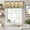 Yellow Green Black Beige, variant on Sunflower Farmhouse Short Window Curtain Valances, Black White Buffalo Plaid Check Country Bee Rod Pocket Kitchen Valances for Living Room Bedroom Bathroom Cafe 42" x 12"