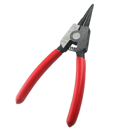 

Rosarivae Outer Straight Clamps Compression Pliers Plastic Handle Internal Compression Spring Pliers (Red)