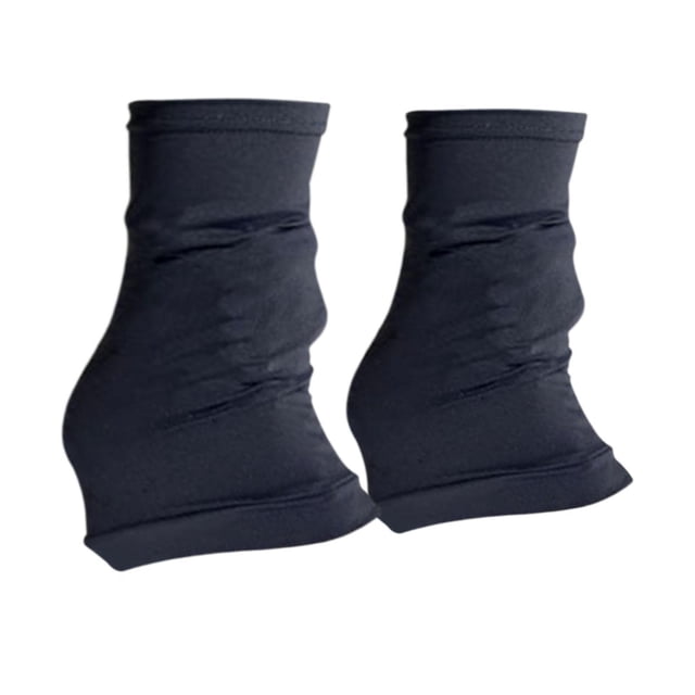 2 calentadores de piernas para patinaje artístico, ligeros y decorativos para cubrir las botas. negro