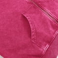 thumbnail image 6 of Tawop Mens Jackets Long Sleeve Zip with Hood Pockets Casual Solid Mens Gift,Hot Pink,S, 6 of 8