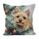 thumbnail image 2 of Christmas Pillow Cover Holiday Decoration Linen Throw Pillow Case for Sofa Couch Bed Living Room Home Seasonal Festive Decor, 2 of 6