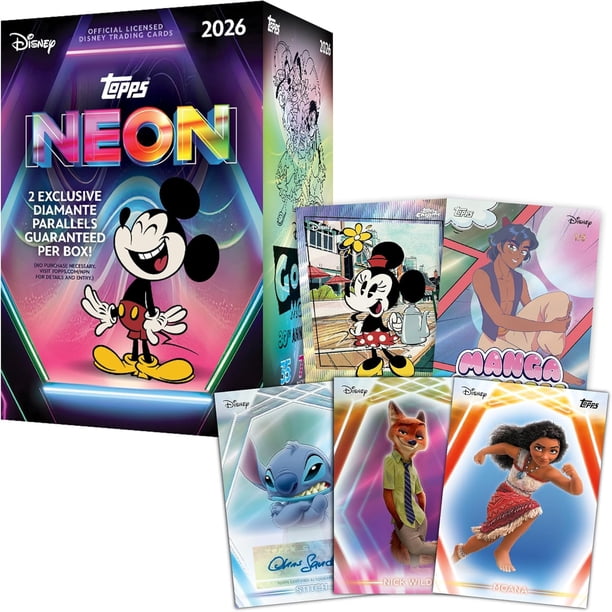 26 TOPPS DISNEY NEON VALUE BOX - Walmart.ca