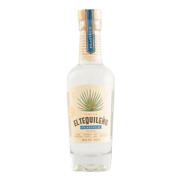 Tequila El Tequileño Platinum Blanco 375 Ml El Tequileño Tequila, Blanco