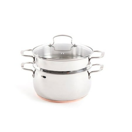 Bottom cookware copper set