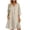 *Khaki, variant on VBVC Women's Cotton Linen V Neck Tunic Dress , Casual 3/4 Sleeve Summer Shift Dress For Women , Ladies' Button Down Mini Dresses with Pockets,Army Green,S-2XL