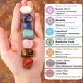 thumbnail image 3 of Cuenco Tibetano 9.5cm con Cojín Rojo, Mazo de Madera y 7 Piedras Chakras - Juego Completo para Meditación, Yoga, Reiki, Sanación Espiritual y Decoración Zen, 3 of 8