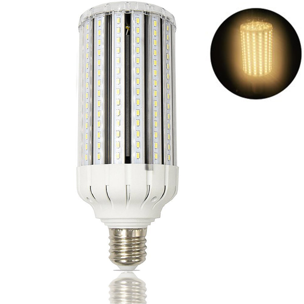 100W E40 LED COB Corn Light Bulb Replace 400W HID Warehouse High Bay Lamp 6000K 
