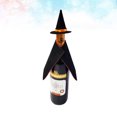 thumbnail image 2 of 2 piezas de Halloween Mini botella de vino Disfraz creativo Champagne Botella Decoración Botella cubierta Set para fiesta Festival (sombrero y capa), 2 of 5
