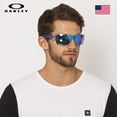 thumbnail image 7 of Oakley OO9307 Turbine Rotor Rectangle Shaped Non-Polarized Sunglasses for Men - Includes Official Eyewear Kit - Polished Clear Frame with Prizm Sapphire Lens, 7 of 7
