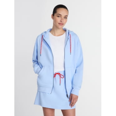 Athletic Works Women's and Women's Plus Full Zip Fleece Hoodie, Sizes XS-4X