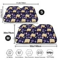 thumbnail image 3 of Picia Lavender Flowers Curved Windshield Sunshade Accordion Folding Style Auto Shade for Car Truck SUV Van Blocks UV Ray Sun Visor Protector -Small, 3 of 7