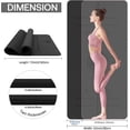thumbnail image 3 of Yoga Mat Non Slip TPE Extra Wide Yoga Mat with Alignment Mark, 72"L x 32"W x 0.32"/0.24"Th , Anti-Tear Exercise Mat with Carrying Strap and Bag, Workout Mats for Yoga, Pilates, 3 of 10