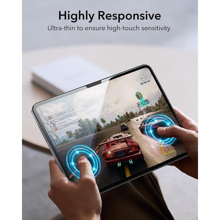 ESR 2枚入り iPad 第11/10世代 フィルム A16 (11/10.9インチ 2025/2022)専用 強化ガラスフィルム 9H スク