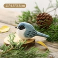 thumbnail image 3 of Wooden Animal Ornament Handmade Simulation Bird Statue Home Decor, 3 of 3