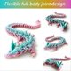 thumbnail image 4 of 30CM Movable Dragon Ornament with Joints Dragon Ornament, 4 of 5