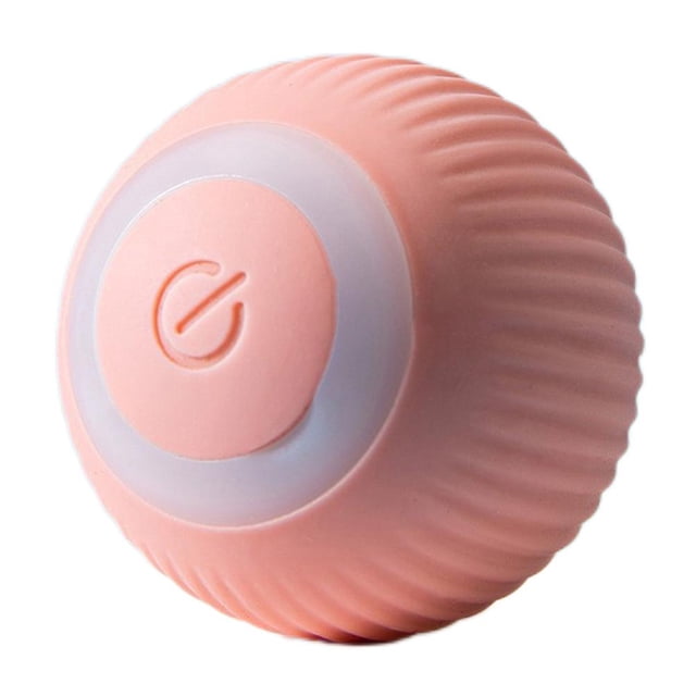 Smart Cat Ball Juguetes interactivos Automático Rolling Cat Teaser Productos para mascotas (Rosa) Tmvgtek Libre de BPA