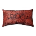 thumbnail image 1 of Pillow Perfect 458908 Boo Orange Rectangular Throw Pillow, 1 of 3