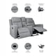 thumbnail image 5 of LOVE SEAT RECLINABLE EASY LIVING MOON GRIS oscuro, 5 of 6