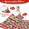 thumbnail image 3 of Pioneer Flower Floral Print Pattern Toddler Nap Mats for Kids Preschool,Sleeping Mat Bag or Kids,Toddler Sleeping Bag,Toddler Nap Mat or Daycare, 3 of 6