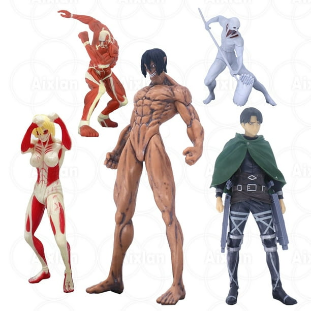 Figura de acción de Levi de 15cm, figura de Anime Rival Ackerman Attack on  Titan, Eren Jaeger Shingeki No Kyojin Attack on Titan 