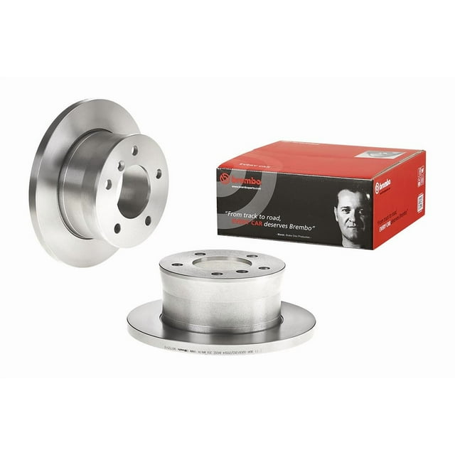 Brembo Brake Rotor 08772510C02 Solid; One Piece Design; Wheel Bolt Pattern 5 x 130 Millimeter; 160.1 Millimeter Hat Inside Diameter; 85 Millimeter Hub Diameter; High Carbon Cast Iron; Single