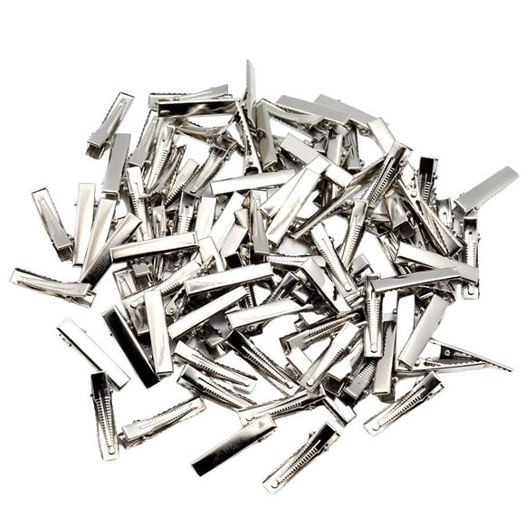 Paquete de 30 Pinzas de pelo planas Zulema 32mm 100pcs