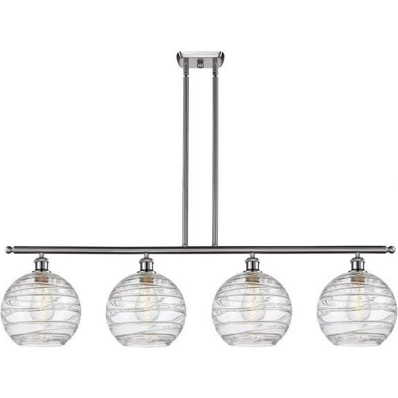 Innovations Lighting 516-4I-13-48 Athens Linear Athens 4 Light 48" Wide Linear Pendant -