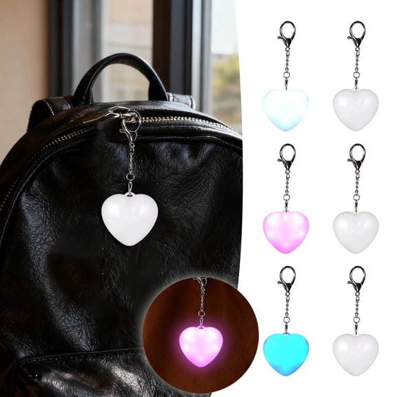 Purse Glow Heart Light LED Automatic Sensor Purse Light Touch Activated Portable Handbag Night Lamp Mini Handbag Lamp Ideal Gift for Valentine's Day Birthday Blue