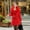 Red, variant on AOOCHASLIY Women's Winter Coat Clothes Womens Lapel Wool Coat Trench Jacket Long Sleeve Overcoat Outwear
