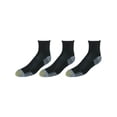 thumbnail image 2 of Men's Gold Toe 3015P Outlast Quarter Socks - 3 Pack (Black O/S), 2 of 2