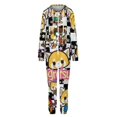 thumbnail image 4 of Aggretsuko Unisex Onesie Pajamas Zipper Jumpsuit Hooded One Piece Sleepwear for Family Mens Womens, 4 of 8