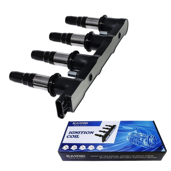 RAWOK Ignition Coil Pack Compatible with 2011-2015 Chevy Cruze 1.8L, 2016 Cruze Limited 1.8L, 2012-2018 Chevy Sonic 1.8L, 20019-2011 Aveo 5 Aveo5 1.6L, 2009 2010 Pontiac G3 1.6L Replace UF620 C1646