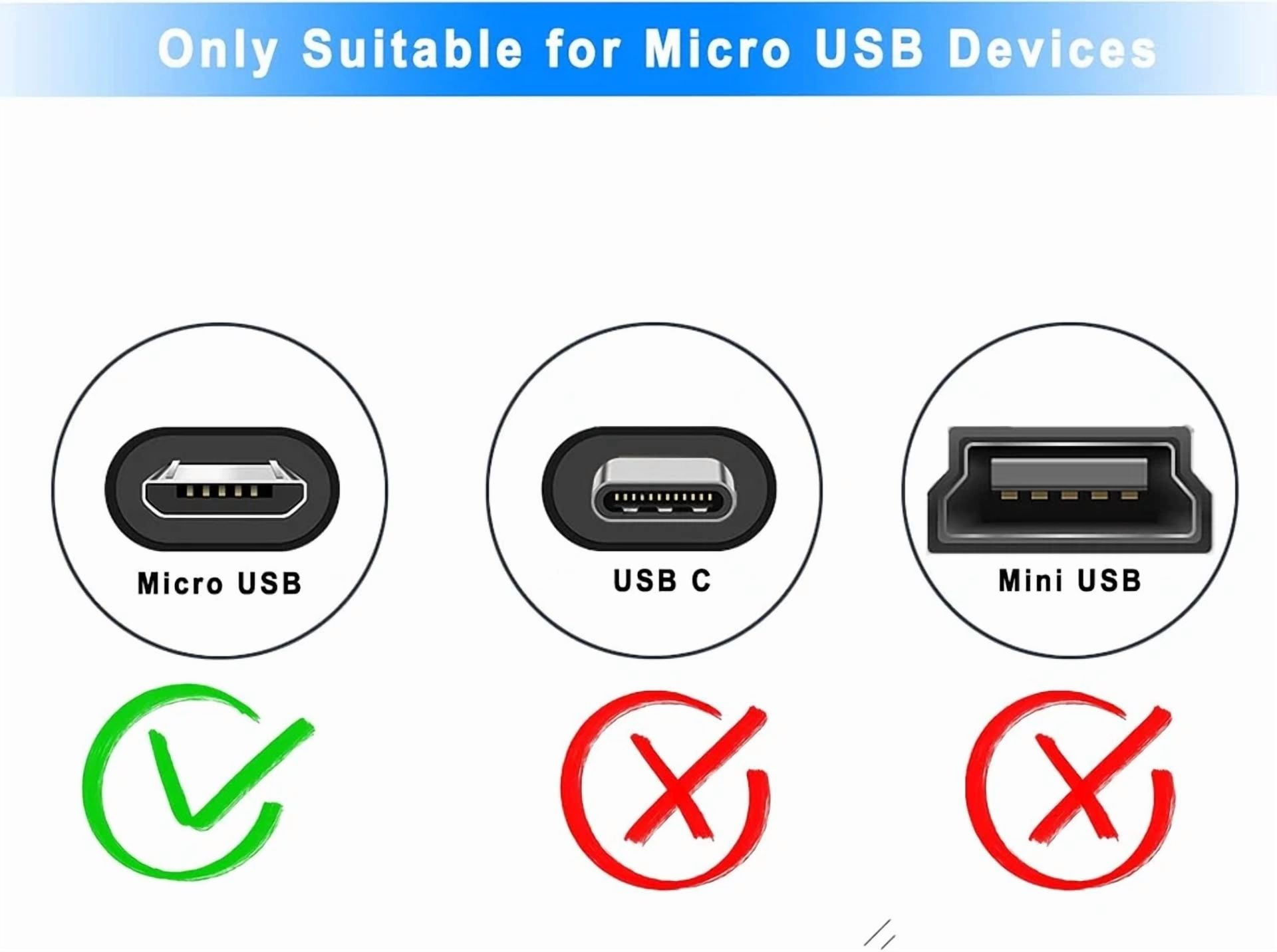 BUTTERFLY- Right Angle Micro Usb Cable Short To Charging 90 Micro 5P