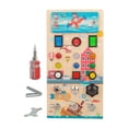 thumbnail image 4 of Tablero de actividades Montessori con LED, tablero de actividades para niños, tablero sensorial, panel de control de madera para viajes, 4 of 9
