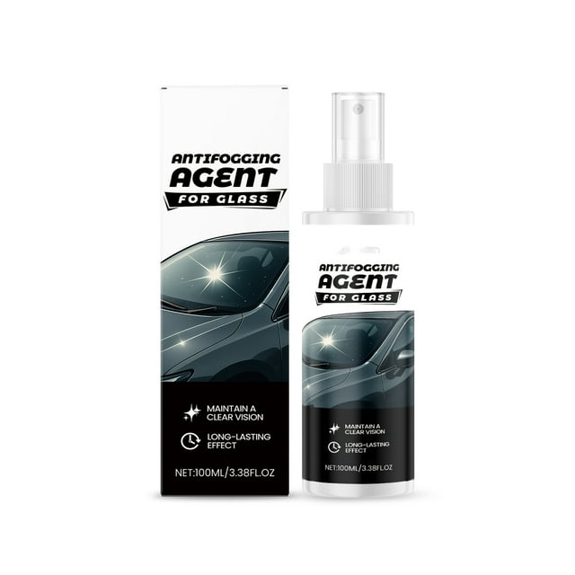 Anti Fog Spray Solution For Glass Surfaces Maintaining Clarity On Mirrors And Windows 3.4 Fluid Ounces